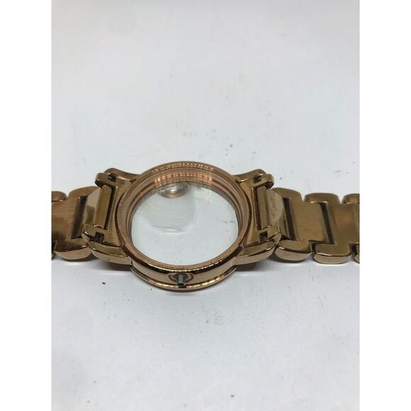 Michael Kors Watch Bracelet Links Case Parts Used Band 19mm Rose Gold Poor T218 - Picture 5 of 6